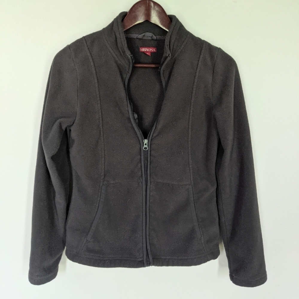 Merona Gray Fleece Full Zip